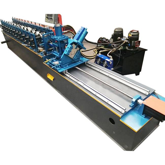 Newest Prefab House Frame Light Gauge Steel Profile Keel Villa Sheet Roll Forming Machine For Building Material